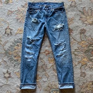 Levi’s 511 Destroyed Slim Fit Jeans Unisex Mens 29